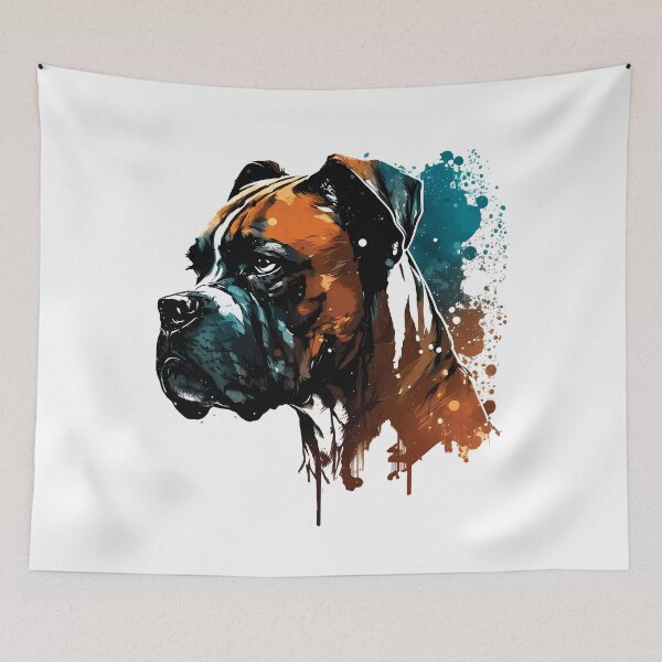Item preview, Boxers, Friendly Dogs designed and sold by MVDigitalArt.