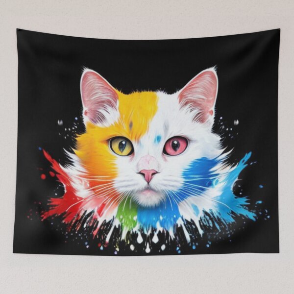Item preview, Heterochromia kitty designed and sold by notavabird.