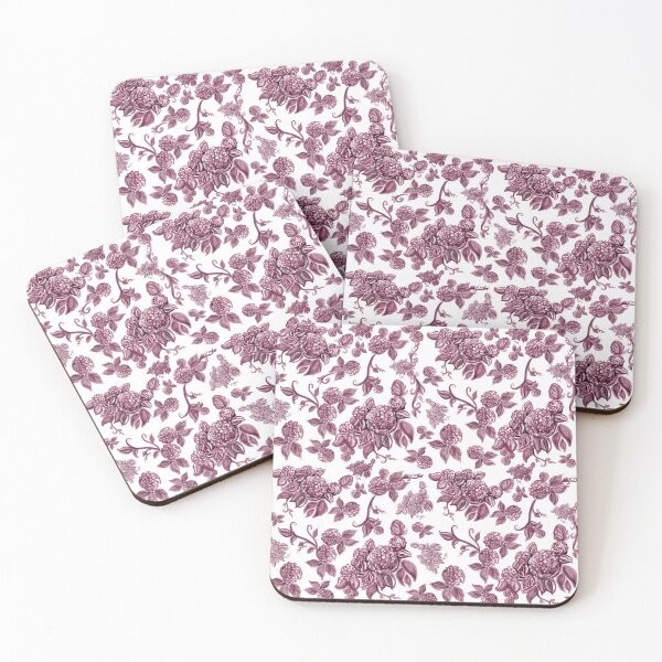 Item preview, Burgundy Red Hydrangea Floral Print with Hidden Mickeys designed and sold by PrissDodrill-86.