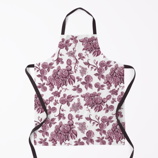 Item preview, Burgundy Red Hydrangea Floral Print with Hidden Mickeys designed and sold by PrissDodrill-86.