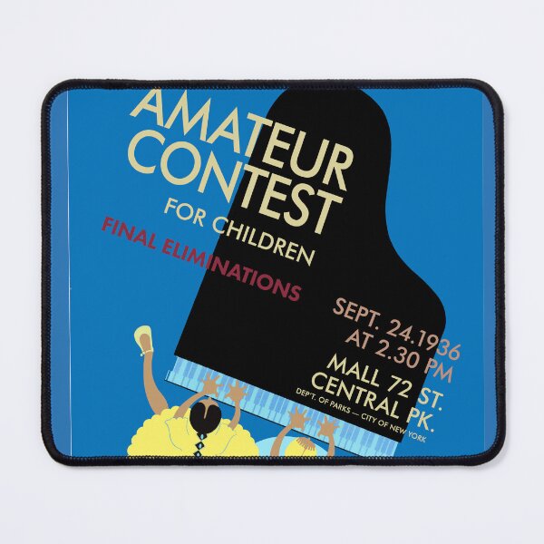 Item preview, WPA Poster—Amateur Contest for Children designed and sold by Chuck Mountain Poster Art.