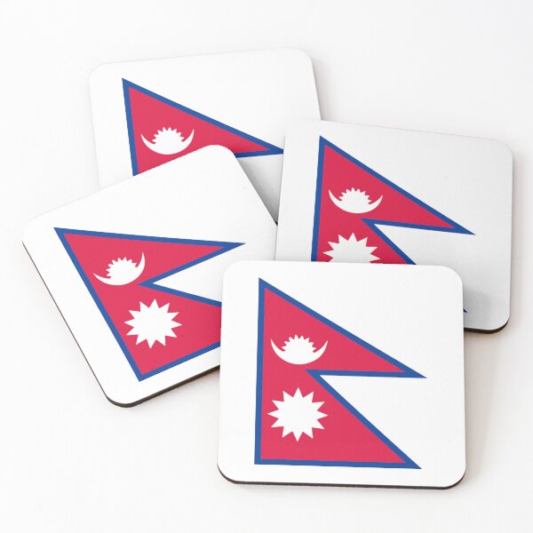 Item preview, nepal flag designed and sold by Art Store Stickers.
