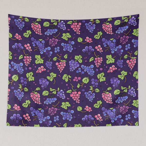 Item preview,  Colorful Collection Of Grapes Fruit Pattern designed and sold by Wonder Of Light.