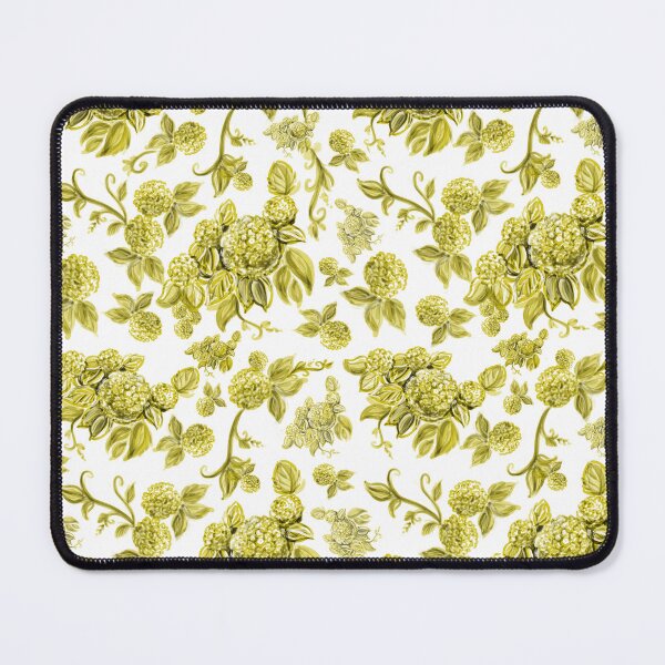 Item preview, Gold Hydrangea Floral Print with Hidden Mickeys designed and sold by PrissDodrill-86.