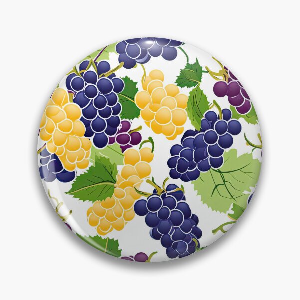 Item preview, Colorful Collection Of Grapes Fruit Pattern designed and sold by Wonder Of Light.