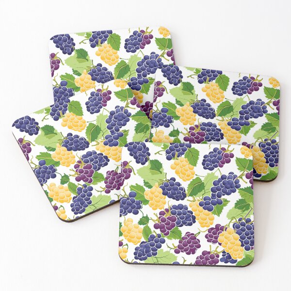 Item preview, Colorful Collection Of Grapes Fruit Pattern designed and sold by Wonder Of Light.