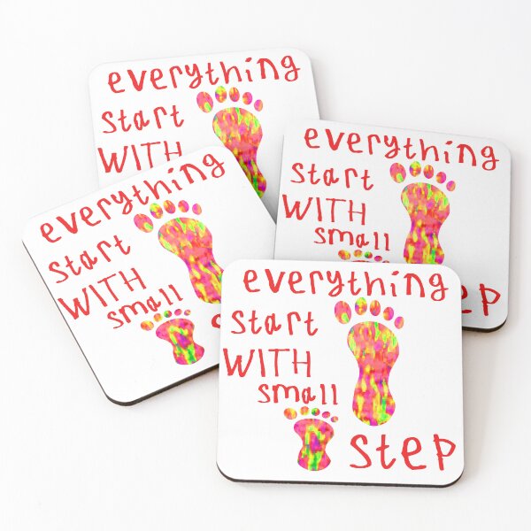 Item preview, Everything start with small step designed and sold by kinpirks.