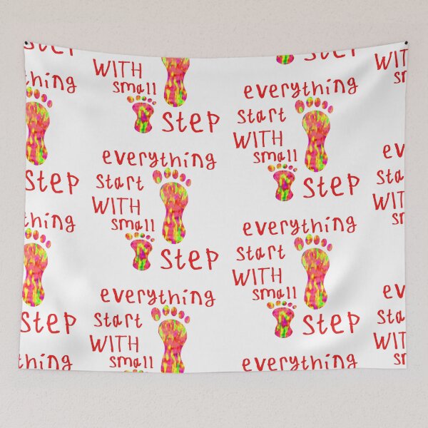 Item preview, Everything start with small step designed and sold by kinpirks.