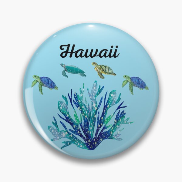 Artikelvorschau, Hawaii Turtles Seaweed Reef Design entworfen und verkauft von Linda La Guardia.