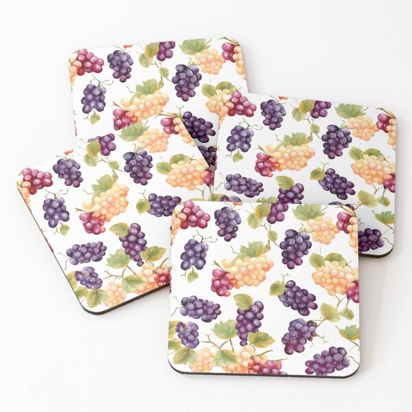 Item preview, Colorful Collection Of Grapes Fruit Pattern designed and sold by Wonder Of Light.