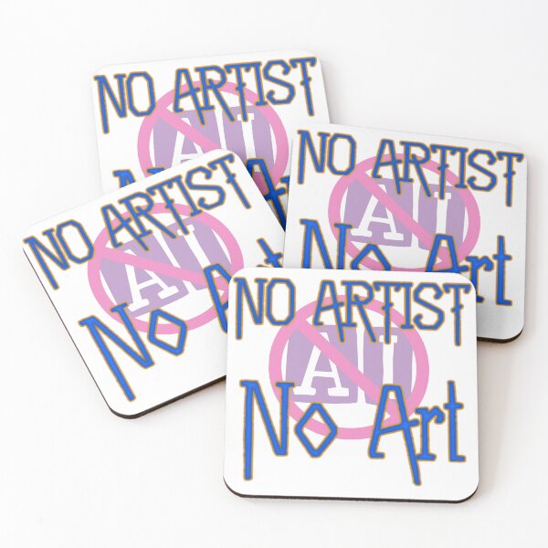 Item preview, No Artist - No Art - No AI designed and sold by EphemeraFibers.