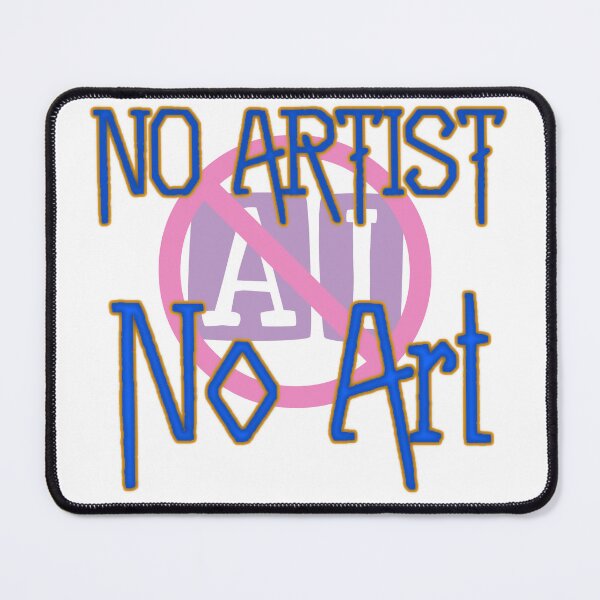 Item preview, No Artist - No Art - No AI designed and sold by EphemeraFibers.