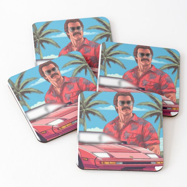 Aperçu de l'œuvre Magnum PI Détective des années 80 créée et vendue par Brownpants.