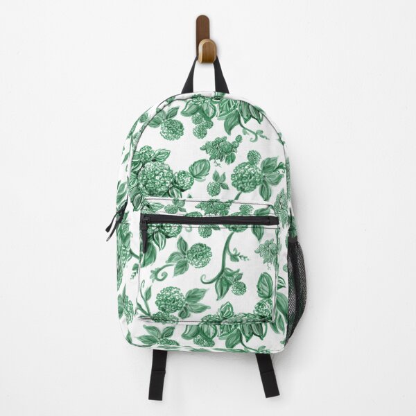 Item preview, Green Hydrangea Floral Print with Hidden Mickeys designed and sold by PrissDodrill-86.