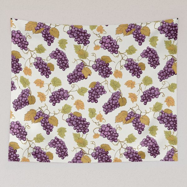 Item preview, Colorful Collection Of Grapes Fruit Pattern designed and sold by Wonder Of Light.