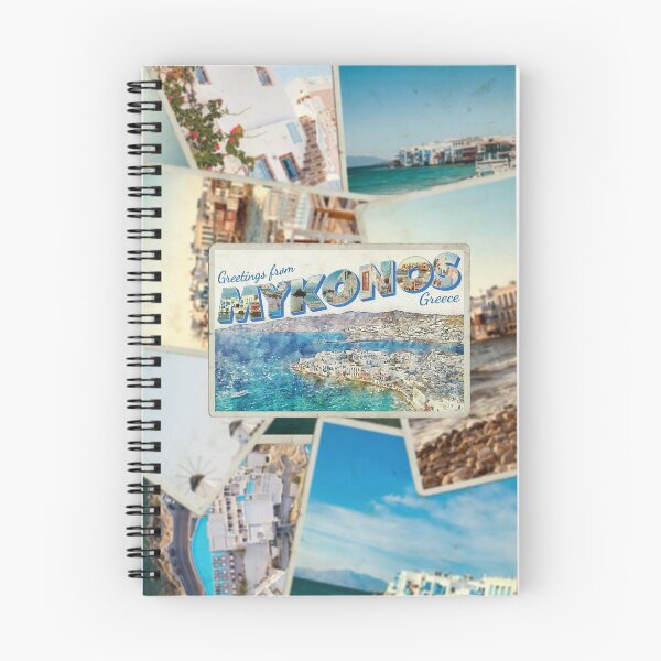Item preview, Saludos desde Mykonos en Grecia Recuerdo retro de estilo vintage designed and sold by DeveloperProp0.
