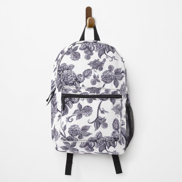 Item preview, Grey Hydrangea Floral Print with Hidden Mickeys designed and sold by PrissDodrill-86.
