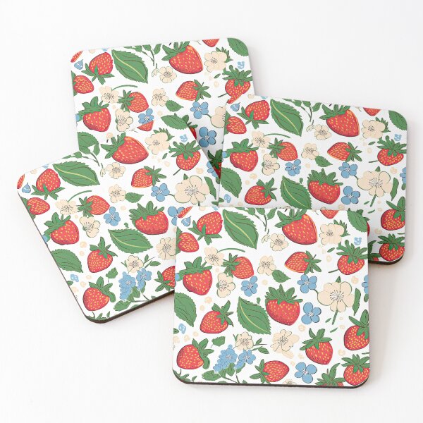 Item preview, Colorful Strawberries Fruit Pattern designed and sold by Wonder Of Light.