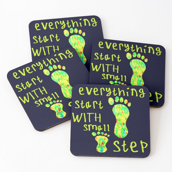 Item preview, Everything start with small step designed and sold by kinpirks.