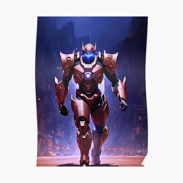 Prepare for the Mech-pocalypse: The Ultimate Futuristic Robotic Warrior! Poster