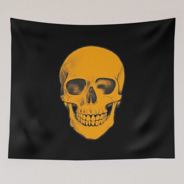 Item preview, Dotted Artsy green yellow skull. designed and sold by paulo silveira.