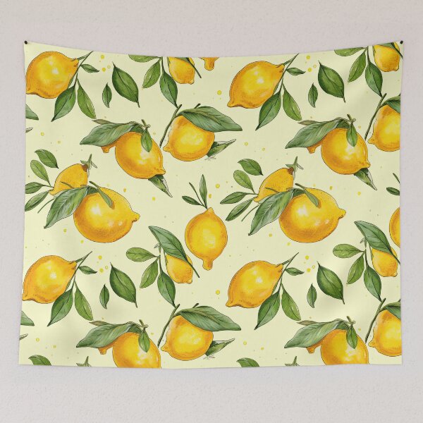 Item preview, Colorful Lemons Fruit Pattern designed and sold by Wonder Of Light.