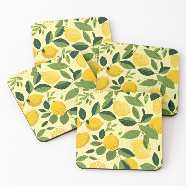 Item preview, Colorful Lemons Fruit Pattern designed and sold by Wonder Of Light.