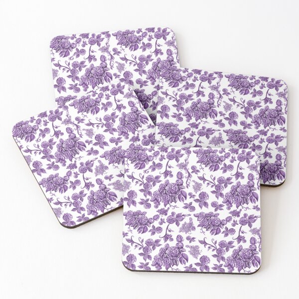 Item preview, Violet Hydrangea Floral Print with Hidden Mickeys designed and sold by PrissDodrill-86.