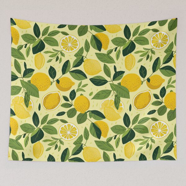 Item preview, Colorful Lemons Fruit Pattern designed and sold by Wonder Of Light.