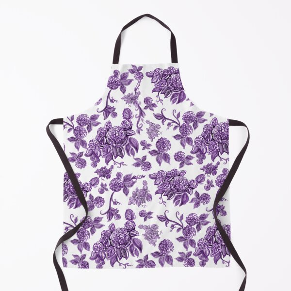 Item preview, Violet Hydrangea Floral Print with Hidden Mickeys designed and sold by PrissDodrill-86.