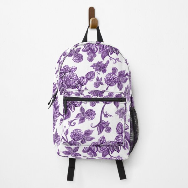 Item preview, Violet Hydrangea Floral Print with Hidden Mickeys designed and sold by PrissDodrill-86.