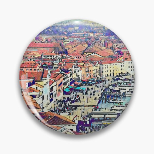 Item preview, VENICE FROM SAN MARCOS SQUARE CAMPANILE designed and sold by ArtbyRolleen.