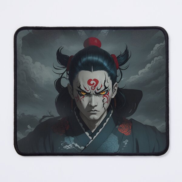 Item preview, Sorrowful Hantengu in Traditional Japanese Style - Dramatic Artwork designed and sold by ElLocoMus.
