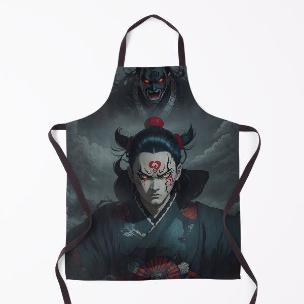 Item preview, Sorrowful Hantengu in Traditional Japanese Style - Dramatic Artwork designed and sold by ElLocoMus.