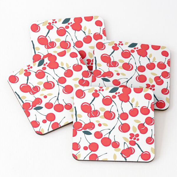 Item preview, Colorful Cherries Fruit Pattern designed and sold by Wonder Of Light.