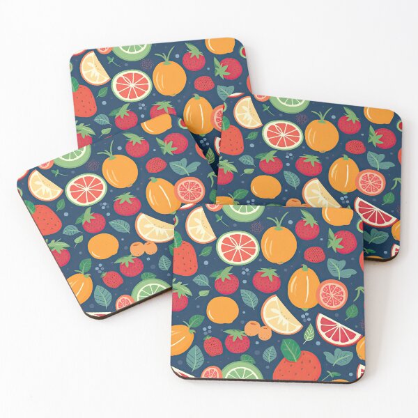 Item preview, Colorful Oranges And Strawberries Fruit Pattern designed and sold by Wonder Of Light.