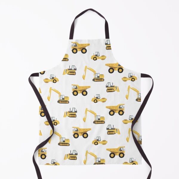 Item preview, construction trucks - white designed and sold by littlearrow.