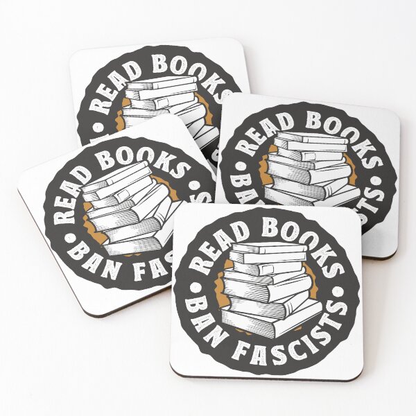 Item preview, Read Books Ban Fascists Funny Book Lover Gifts designed and sold by TonySpencer.