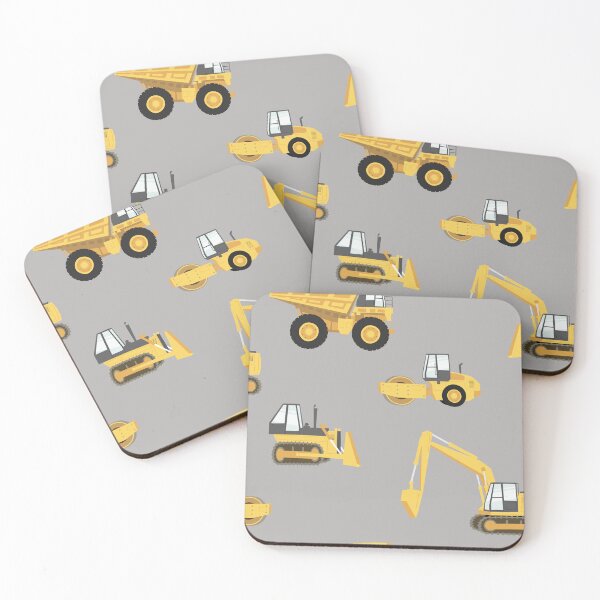 Item preview, construction trucks - gray designed and sold by littlearrow.