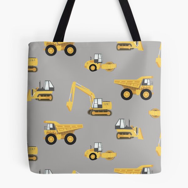 Item preview, construction trucks - gray designed and sold by littlearrow.