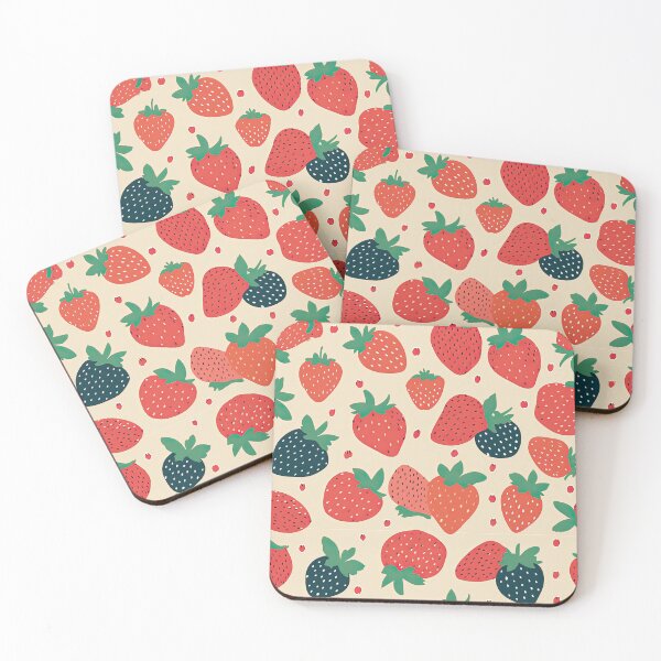 Item preview, Colorful Strawberries Fruit Pattern designed and sold by Wonder Of Light.