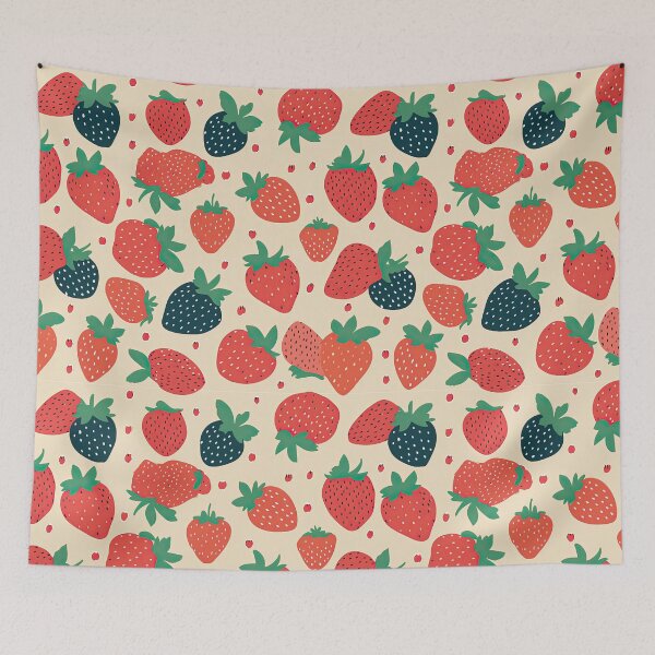 Item preview, Colorful Strawberries Fruit Pattern designed and sold by Wonder Of Light.
