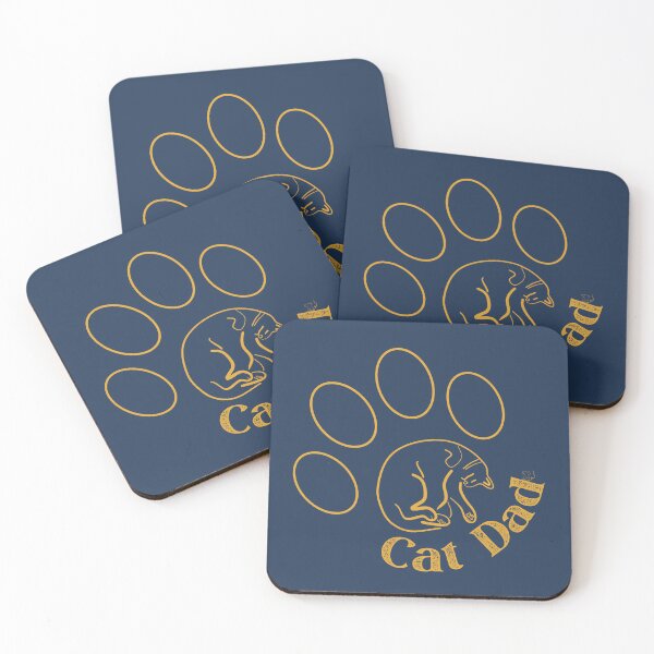 Item preview, Cat dad, cat fathers day.  Cat Paw. designed and sold by StoneybrokeM.