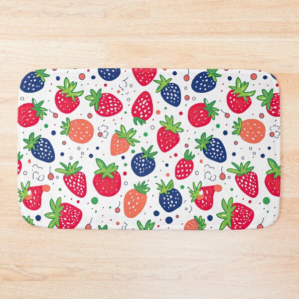 Item preview, Colorful Strawberries Fruit Pattern designed and sold by Wonder Of Light.