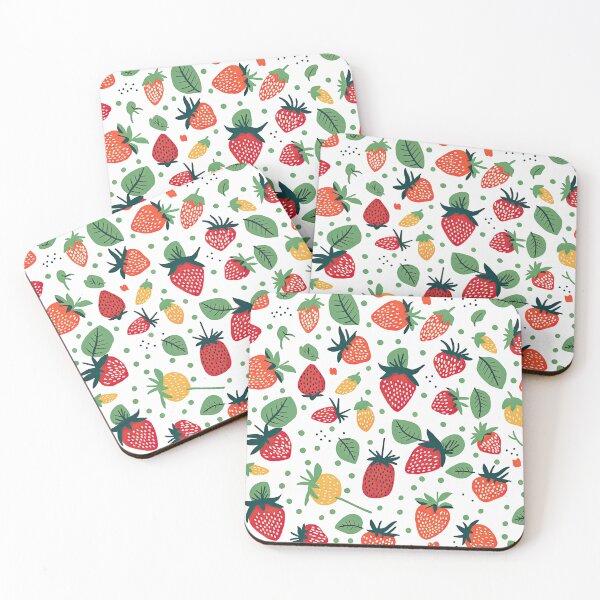 Item preview, Colorful Strawberries Fruit Pattern designed and sold by Wonder Of Light.