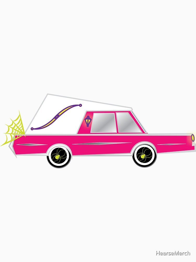 Thumbnail 7 of 7, Classic T-Shirt, Pink Spider Hearse designed and sold by HearseMerch.