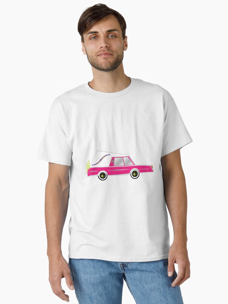 Thumbnail 2 of 7, Classic T-Shirt, Pink Spider Hearse designed and sold by HearseMerch.