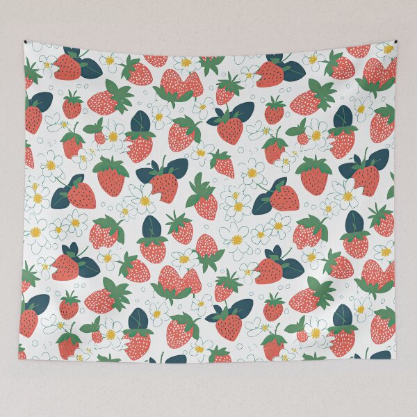 Item preview, Colorful Strawberries Fruit Pattern designed and sold by Wonder Of Light.