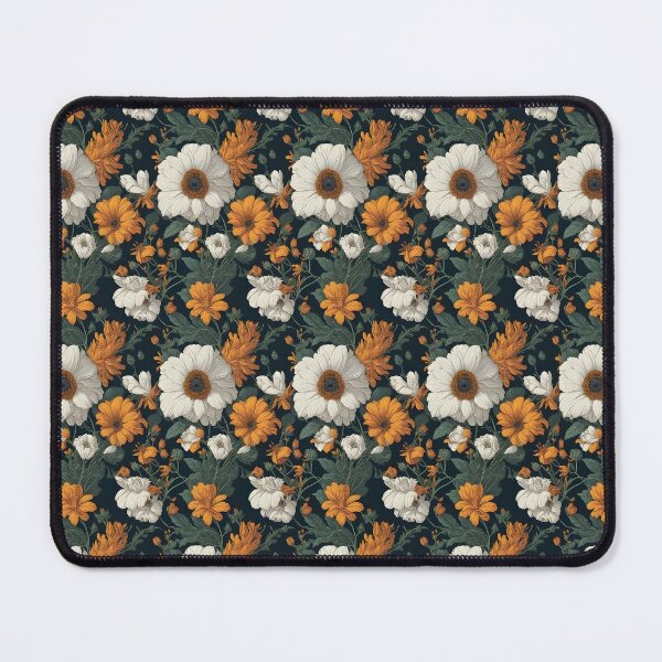 Item preview, vintage flower, 70s, multiple wild flowers, luxury, shiny, Seamless patterns, repeating patterns design, fabric art, flat illustration designed and sold by Oussamamehenni.