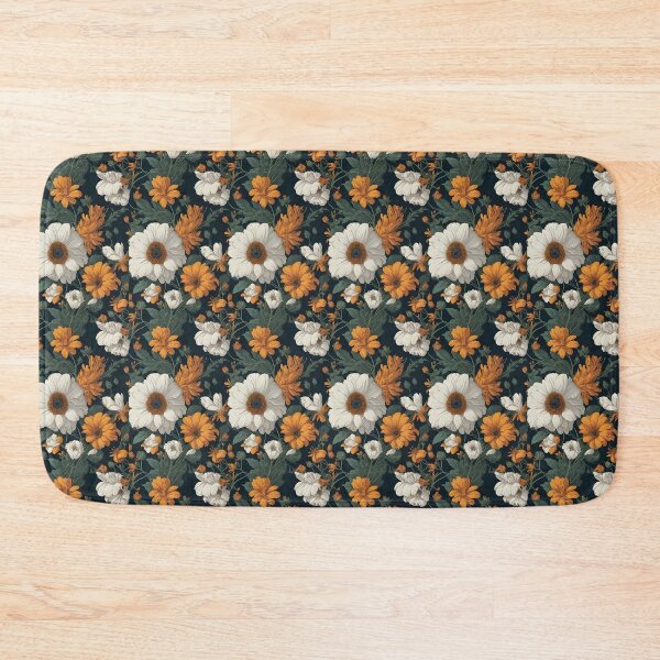 Item preview, vintage flower, 70s, multiple wild flowers, luxury, shiny, Seamless patterns, repeating patterns design, fabric art, flat illustration designed and sold by Oussamamehenni.